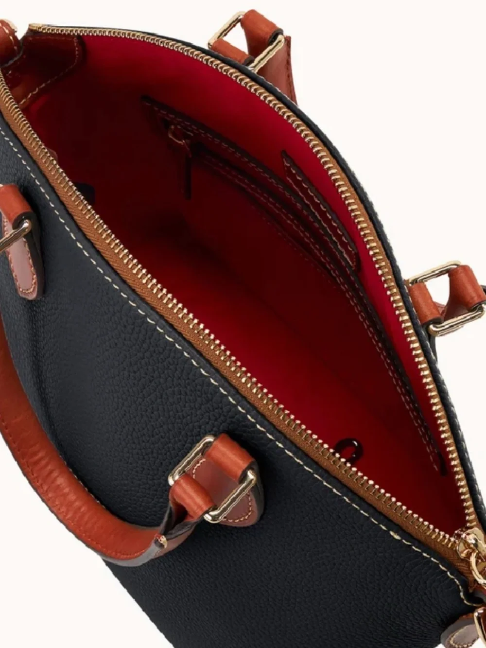 NWT Dooney & Bourke Pebble Grain Leather Geena Satchel
